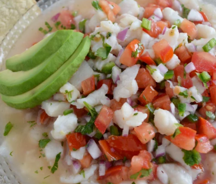 Ceviche de Pescado (Pesca del día) - 1/2 Orden